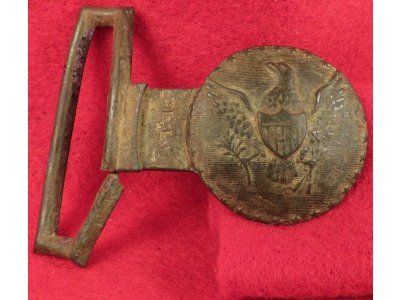 1846 US Militia Officer's Tongue Belt Plate 