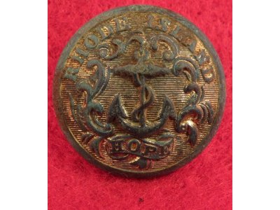 Rhode Island State Seal Coat Button