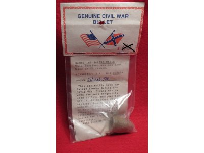 Civil War Bullet - .69 cal. 3-Ring Minie