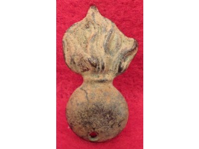 Cape Pin/Watch Fob - "Flaming Bomb" 