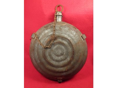 Model 1858 US "Bullseye" Pattern Tin Canteen