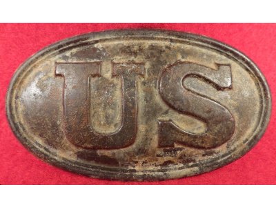 US Waist Belt Buckle - Rare "E. GAYLORD" Marked Small Size - Catlett Brother's Collection