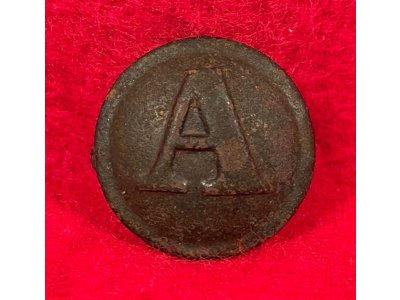 Confederate Artillery Coat Button - Front Only