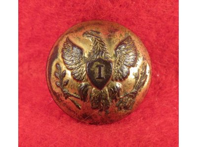 Federal Infantry Coat Button