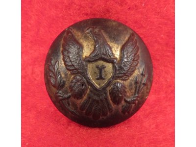 Federal Infantry Coat Button - Thread in Shank