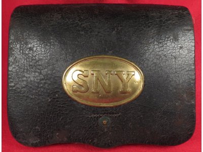 Pattern 1864 State of New York Militia Cartridge Box - ON SALE