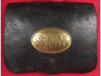 ON SALE - Pattern 1864 State of New York Militia Cartridge Box