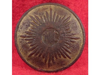 A North Carolina Sunburst Button with Shank - NC 14 