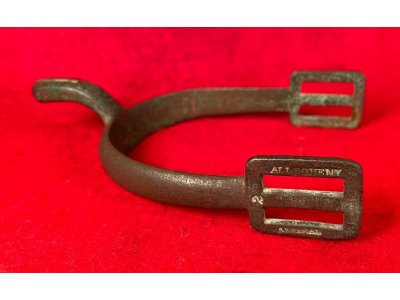Federal US Cavalry Spur - Marked "Allegheny Arsenal" and "2"