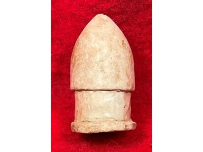 Carved .58 Caliber Three-Ring Bullet