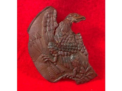 Carved Eagle Plate Brass Skin
