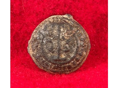 South Carolina State Seal Coat Button - Rare Field-Cast Example