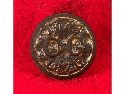Centennial Guard Coat Button - 1st World's Fair - Post-Civil War