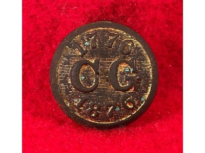 Centennial Guard Coat Button - 1st World's Fair - Post-Civil War