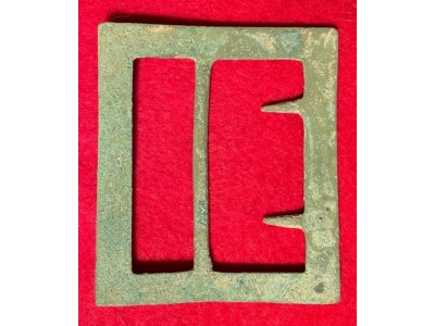 Confederate Standard Frame Waist Belt Buckle