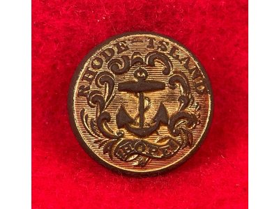 Rhode Island State Seal Coat Button