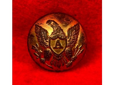 Federal Artillery Overcoat Button
