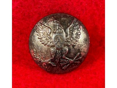 Pre-Civil War Artillery Militia Coat Button - Silvered