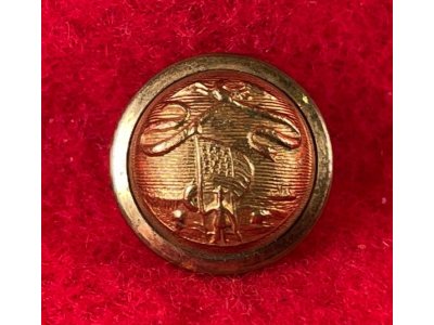 Post-Civil War Iowa State Seal Cuff Button