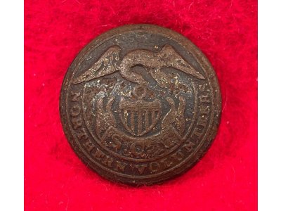 South Carolina Militia "Northern Volunteers" Coat Button - Rare