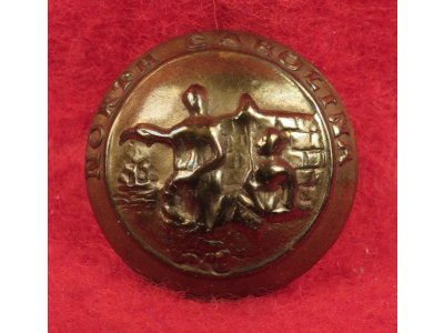 North Carolina State Seal Coat Button - Non-Excavated