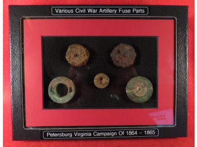 Civil War Artillery Fuse Parts