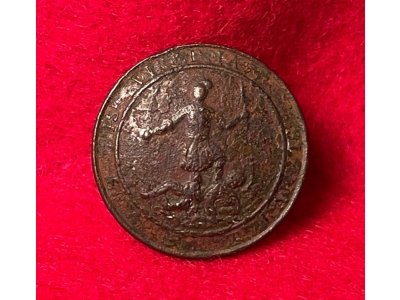 Virginia State Seal Militia Coat Button 