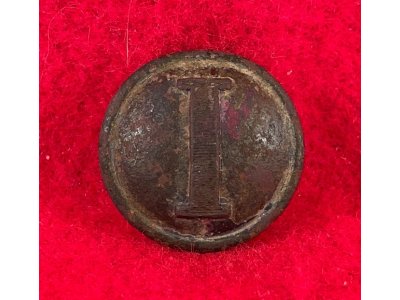 Confederate Infantry Coat Button - Lined I