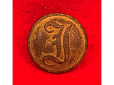 Confederate Infantry Coat Button - "Script I"