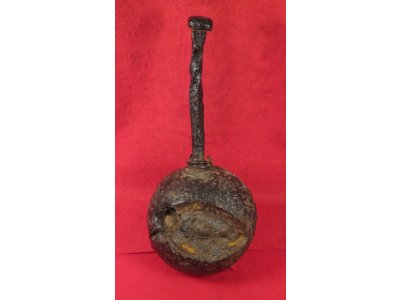 Confederate 12 Pounder Side Loader with Bolt & Exposed Case-Shot