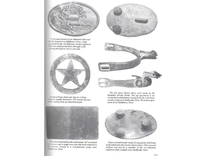 Civil War Relics of the Western Campaign 1861-1865