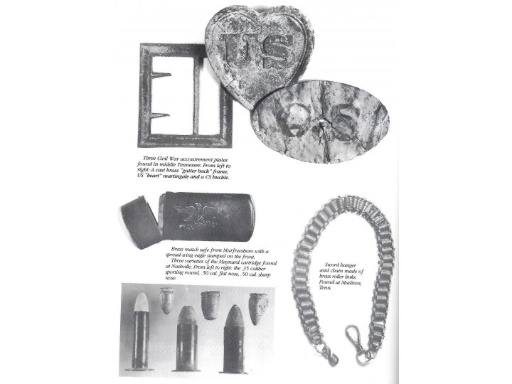 Civil War Relics of the Western Campaign 1861-1865