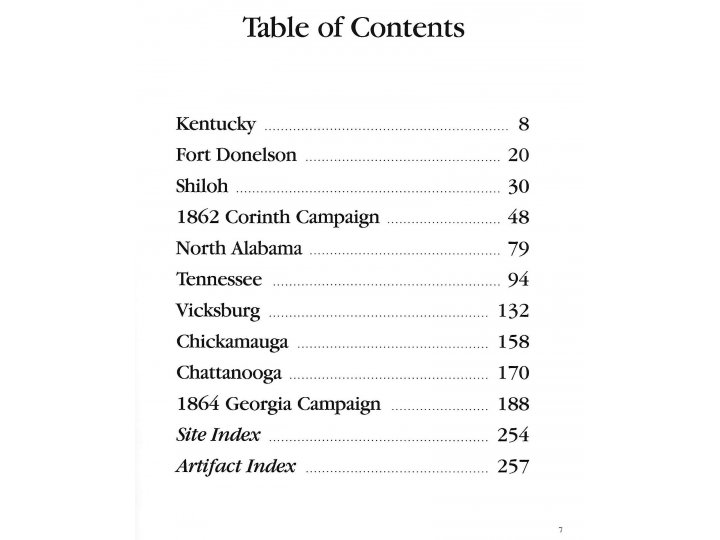 Civil War Relics of the Western Campaign 1861-1865