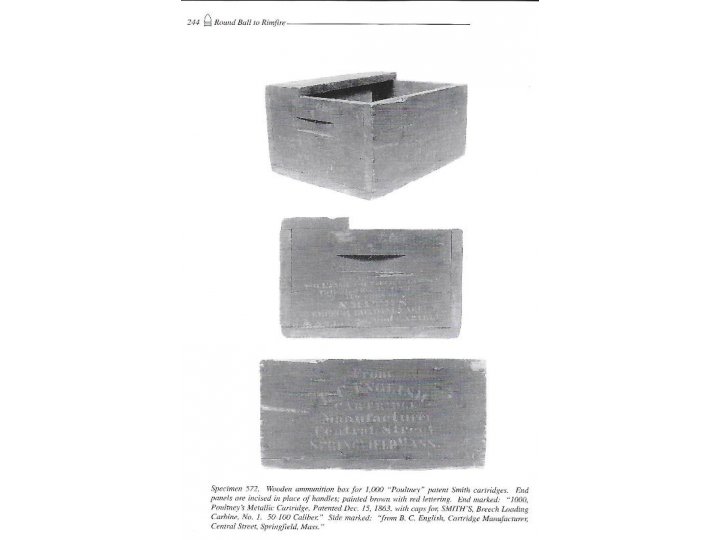 Round Ball to Rimfire Part Two Federal Breechloading Carbines and Rifles