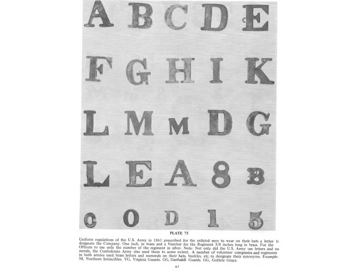 Company Letter "I" - Large Size
