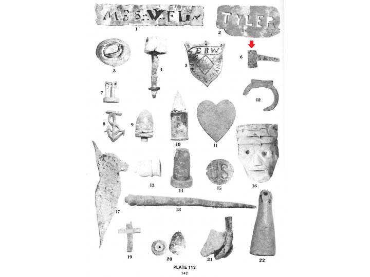 Excavated Miniature Iron Axe