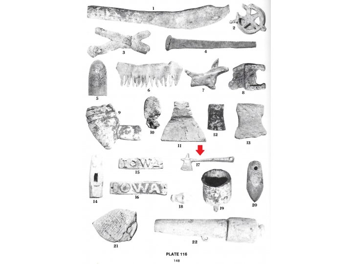 Excavated Miniature Iron Axe