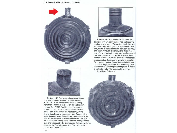 Model 1858 Federal "Bullseye" Pattern Canteen