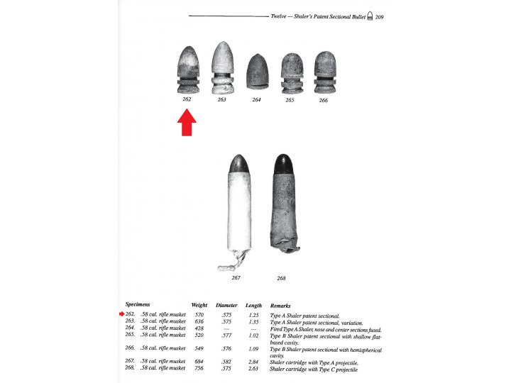 Three-Piece Shaler Bullet