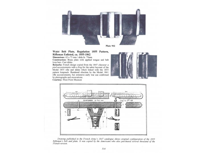 Federal Four-Piece Rifleman's Buckle - Assembled From Three Different Sites