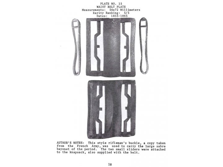 Federal Four-Piece Rifleman's Buckle - Assembled From Three Different Sites