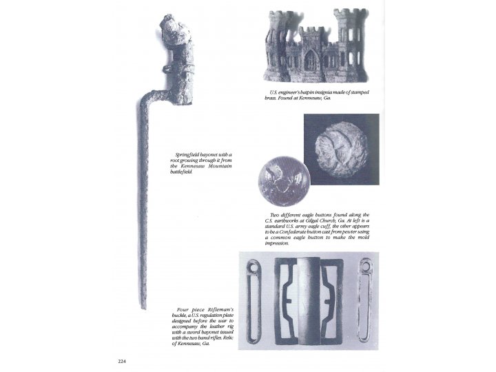 Federal Four-Piece Rifleman's Buckle - Assembled From Three Different Sites