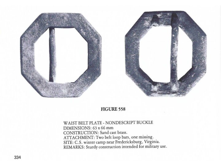 Cast Brass Round Buckle - Totopotomoy, VA 