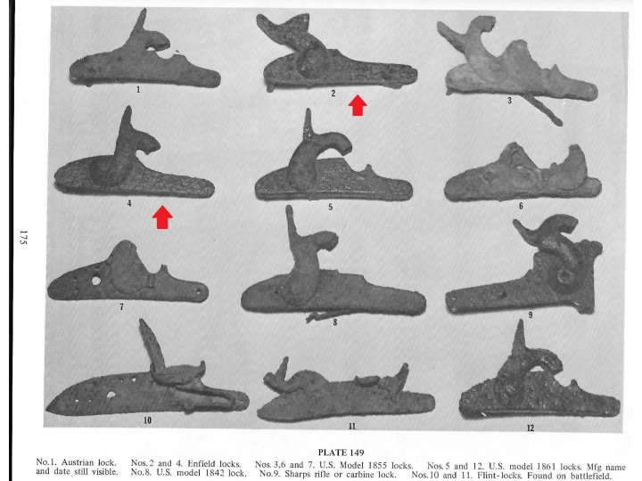 Pattern 1853 Enfield Rifle-Musket Lock Plate - Excavated