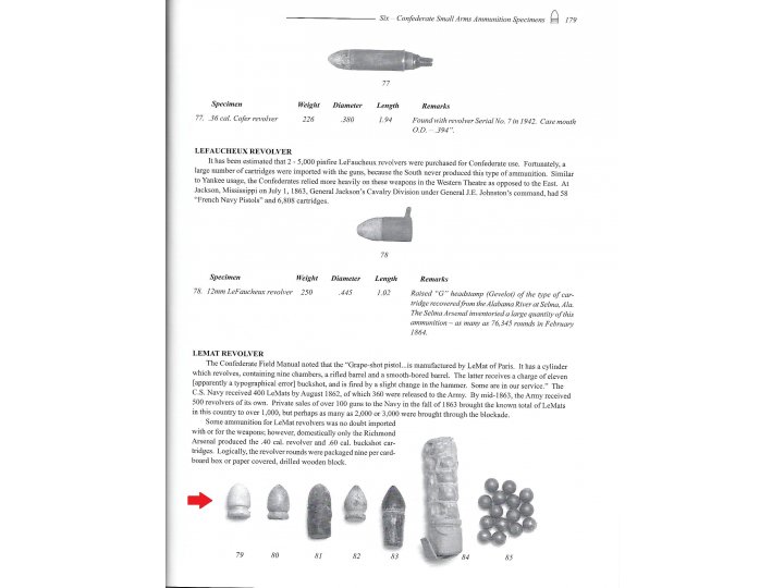Confederate .40 Caliber LeMat Revolver Bullet - Identification Error