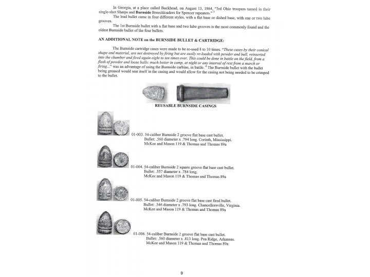 .54 Caliber Burnside Carbine Cartridge