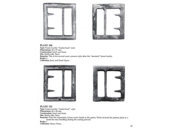 Confederate Frame Buckle Portion