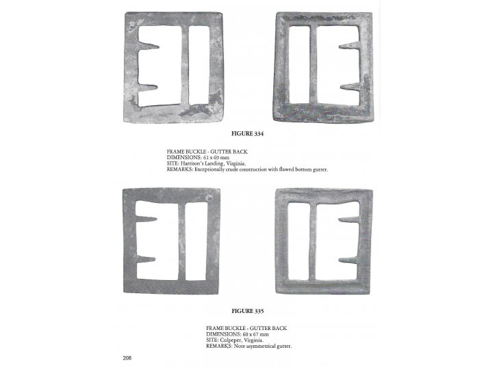 Confederate Frame Buckle Portion