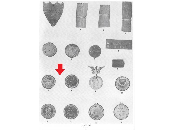 War of 1861 ID Tag - Albert J. Hill - Cavalryman
