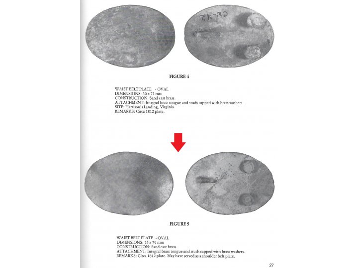 Militia Oval Belt Plate - Circa 1812 - Published in Keim